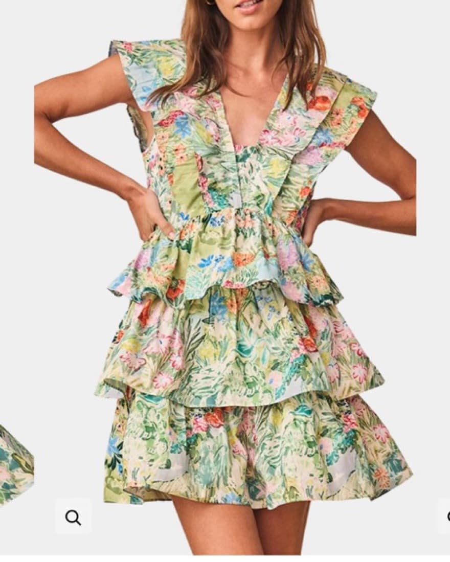 Hunter Bell Pamela Dress In Garden Party - Image 2