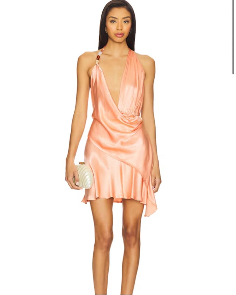SNDYS Rosita Mini Dress - Coral  - Image 1