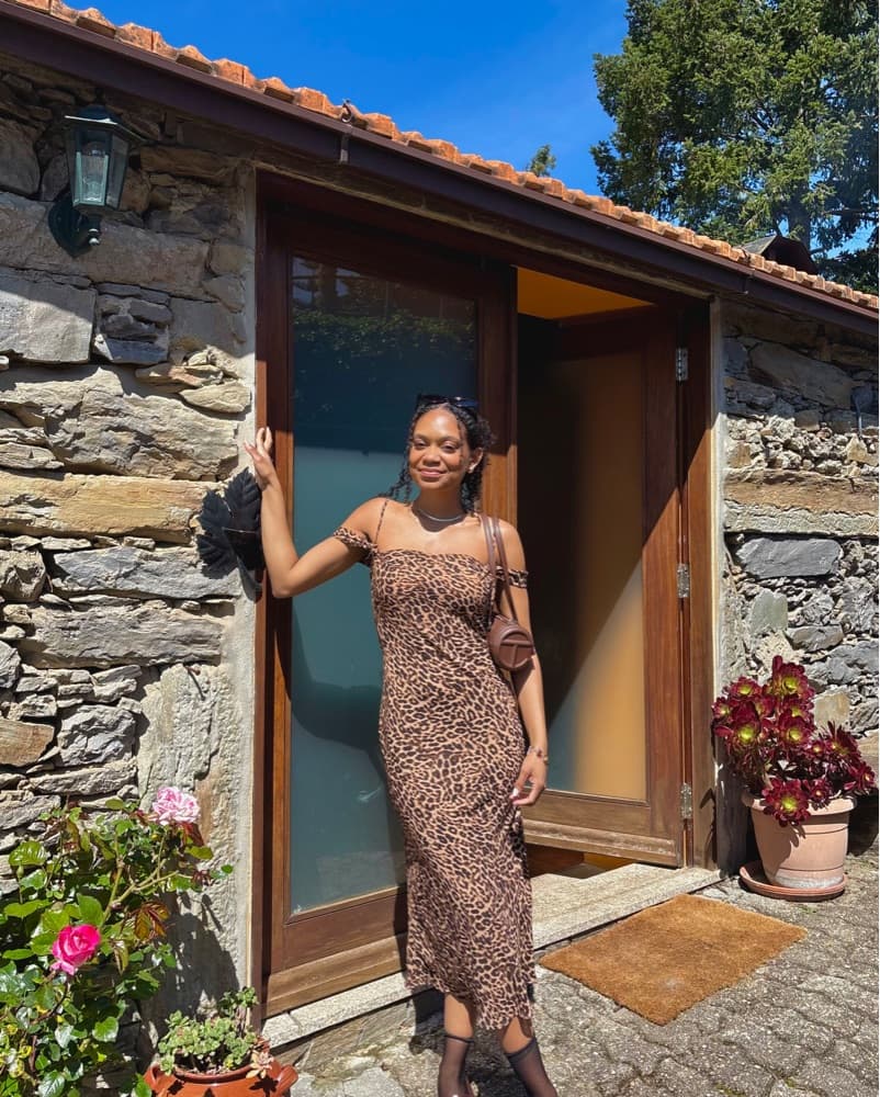 LEOPARD PRINT HERA MAXI DRESS - Image 4