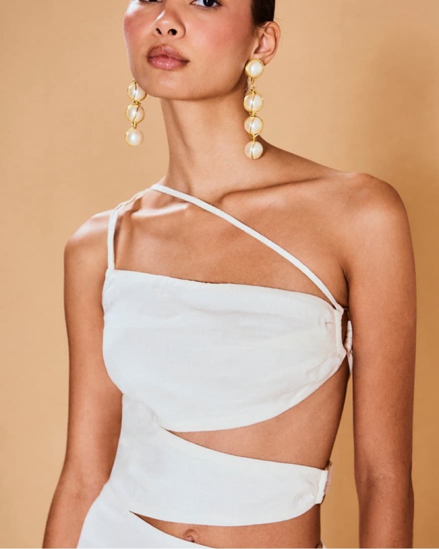 Cult Gaia Terese Cut Out A-Line Gown - Image 2