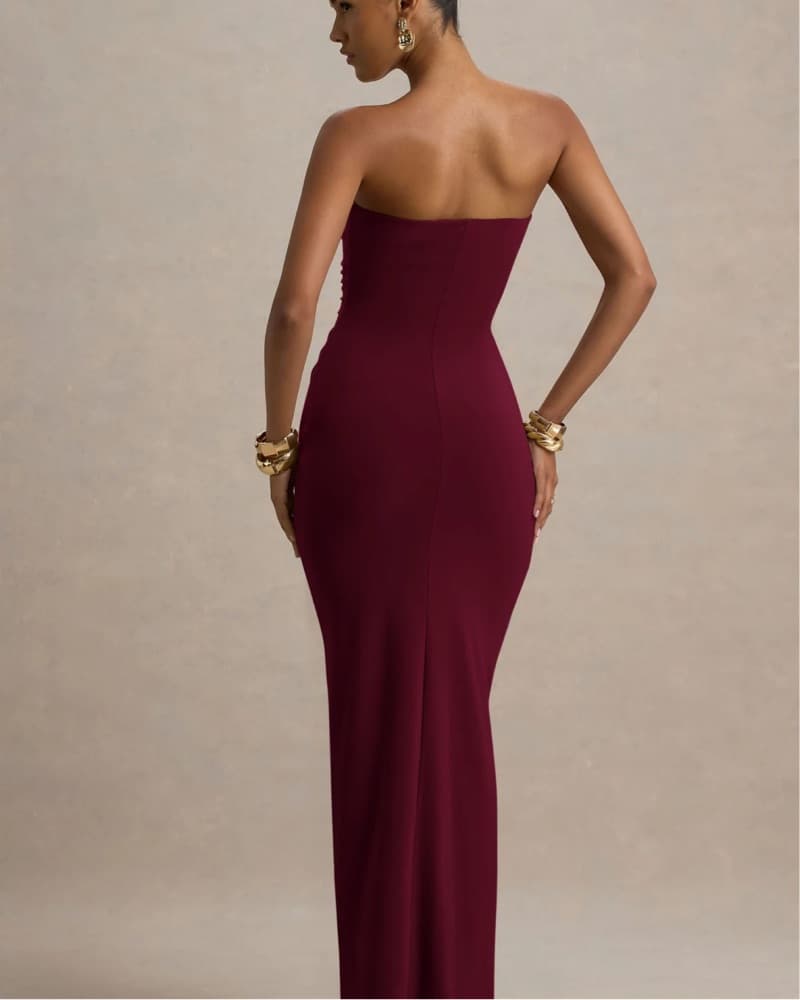 Maroon Dress - Image 2