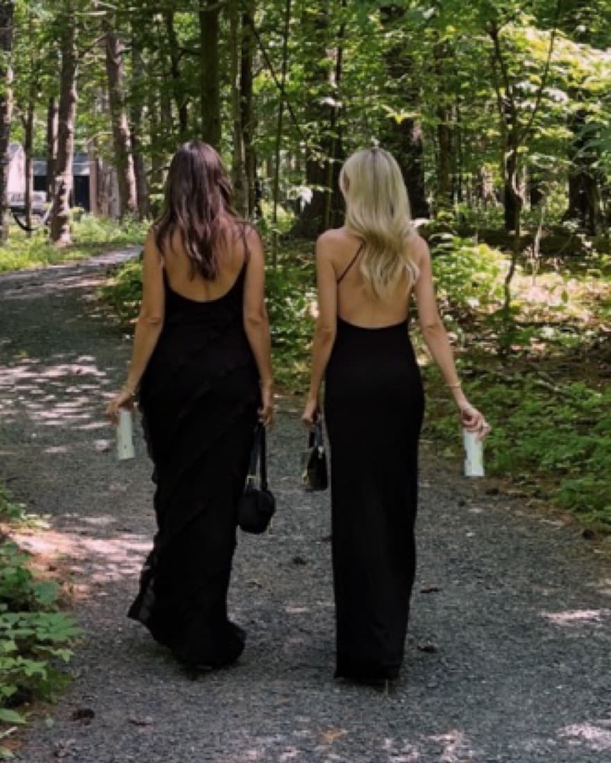 Black High Neck Dress - Image 3
