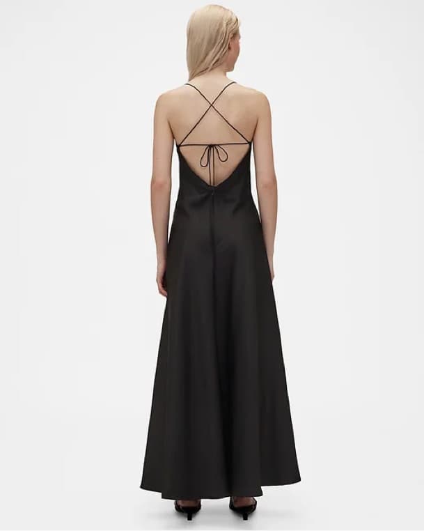 GapStudio Black Slip Dress - Image 3