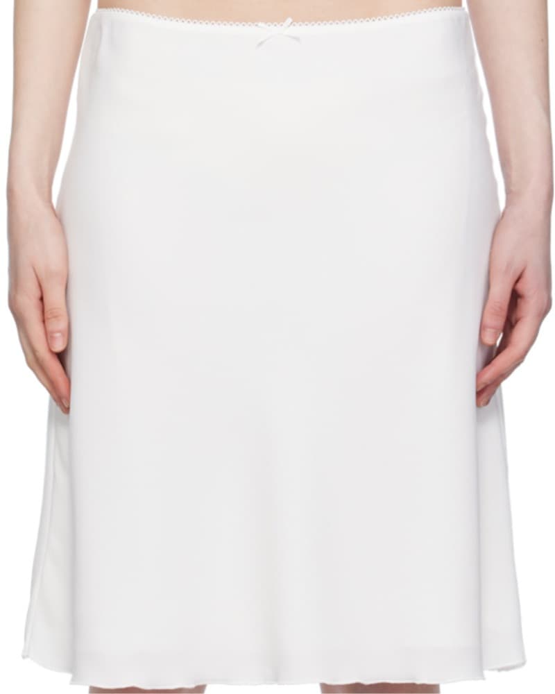 Danielle Guizio Paloma White Skirt - Image 2