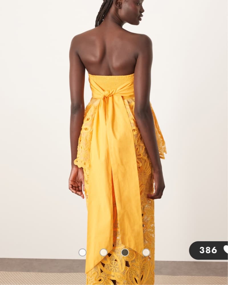 ASOS Arrange Floral Set In Mandarin  - Image 1