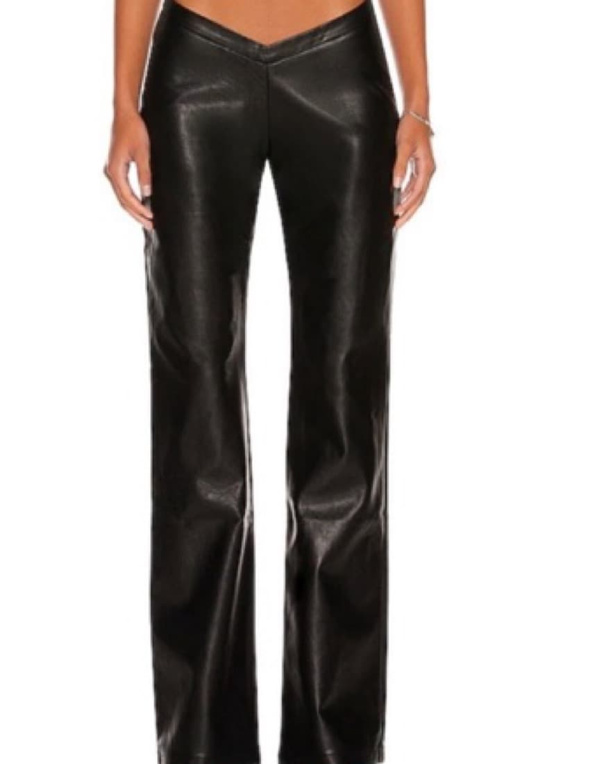 Miaou Elvis Leather Pants (XS) - Image 1