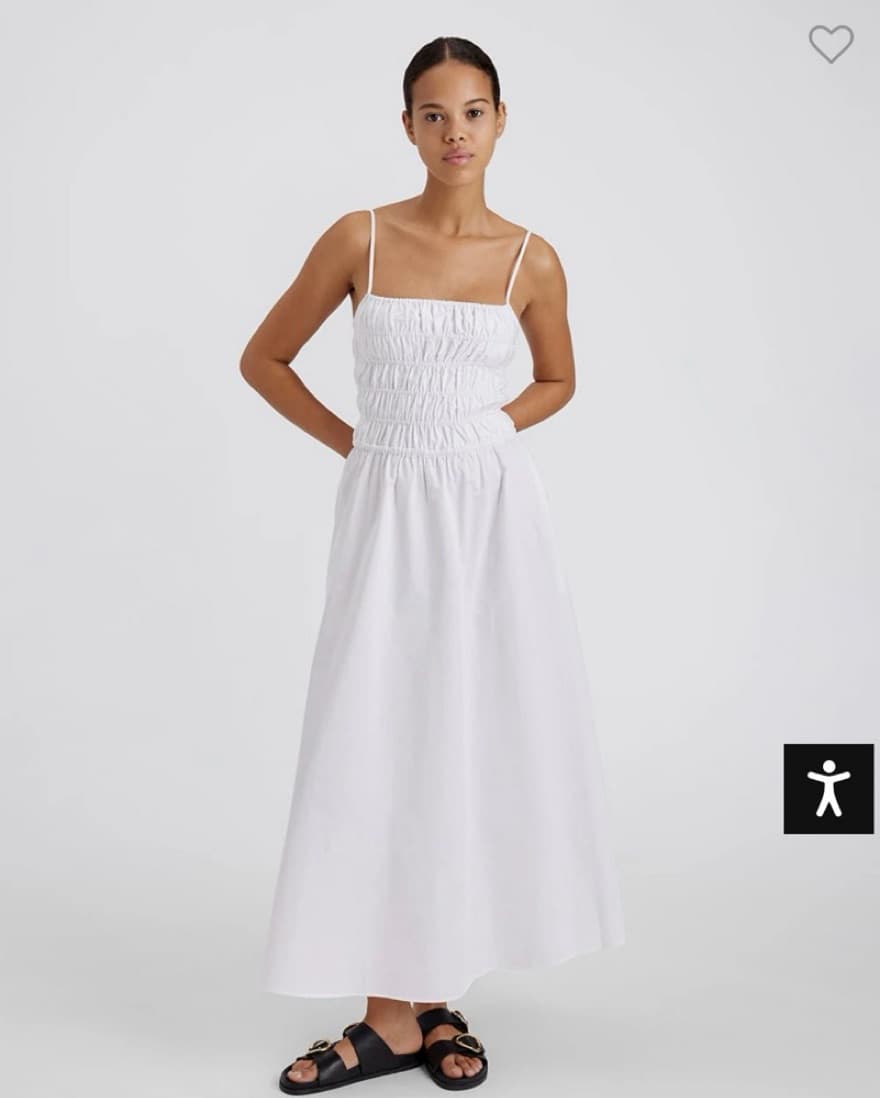 Solid & Striped Delta Dress White - Image 1