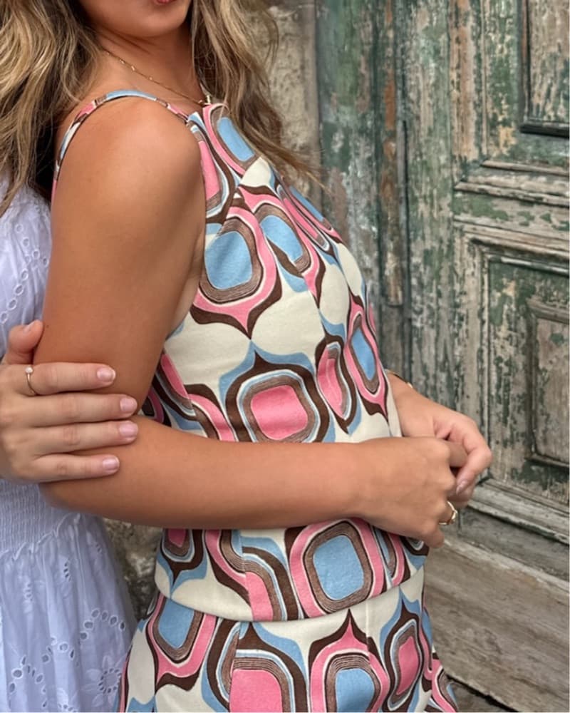 Retro Patterned SET - Mango  - Image 5