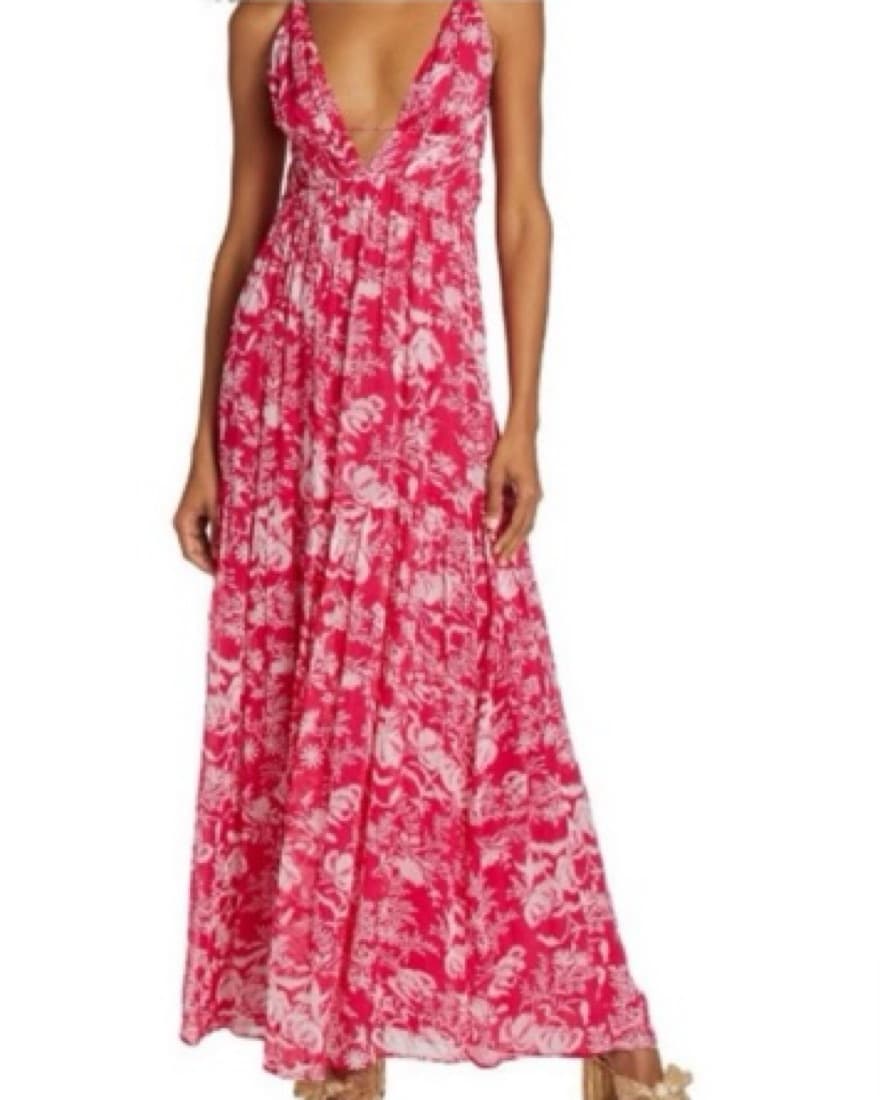 Ba&Sh Pink Maxi Dress  - Image 1