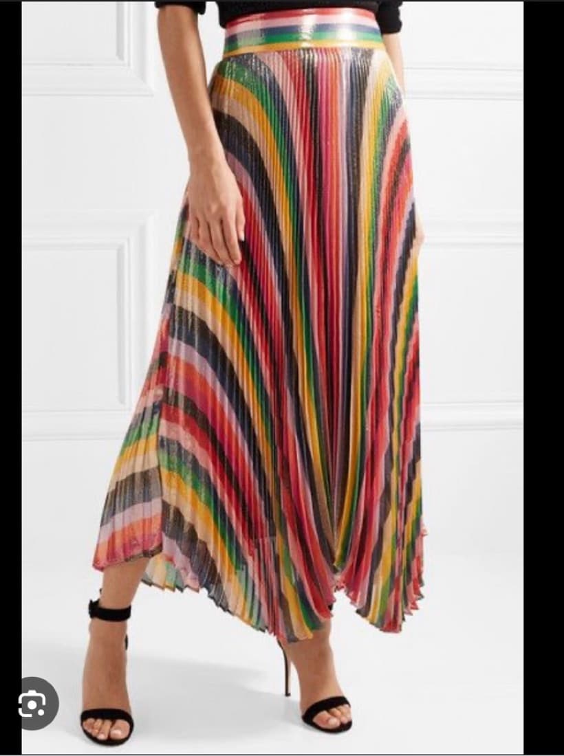 Alice & Olivia Rainbow Skirt - Image 2