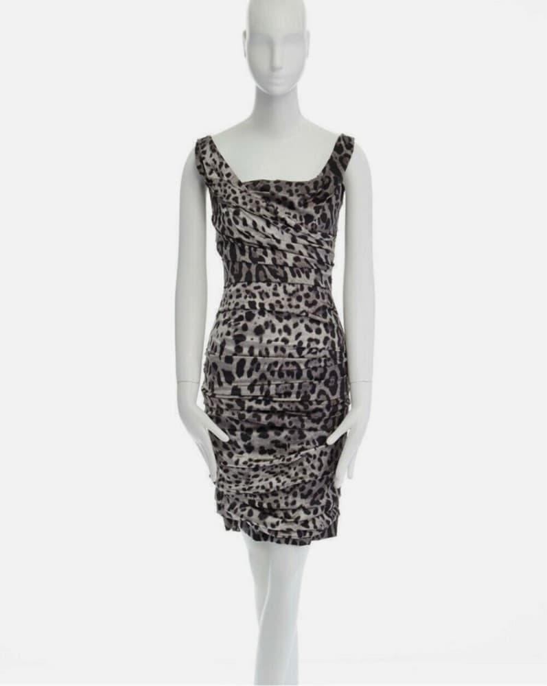 Dolce & Gabbana Leopard Print Dress - Image 1