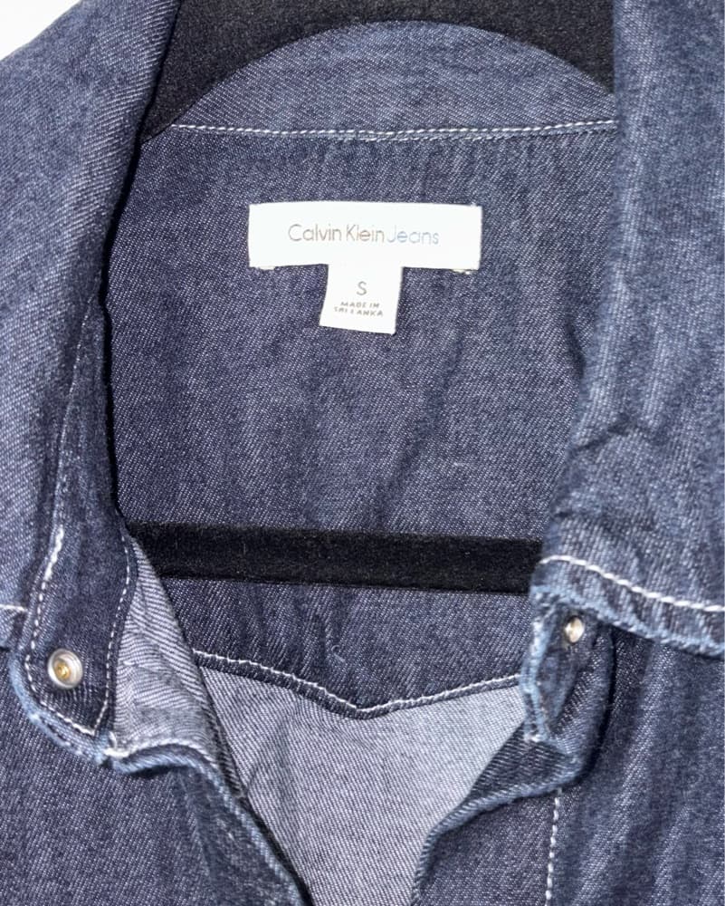 Calvin Klein Denim Shirt Dress - Image 2