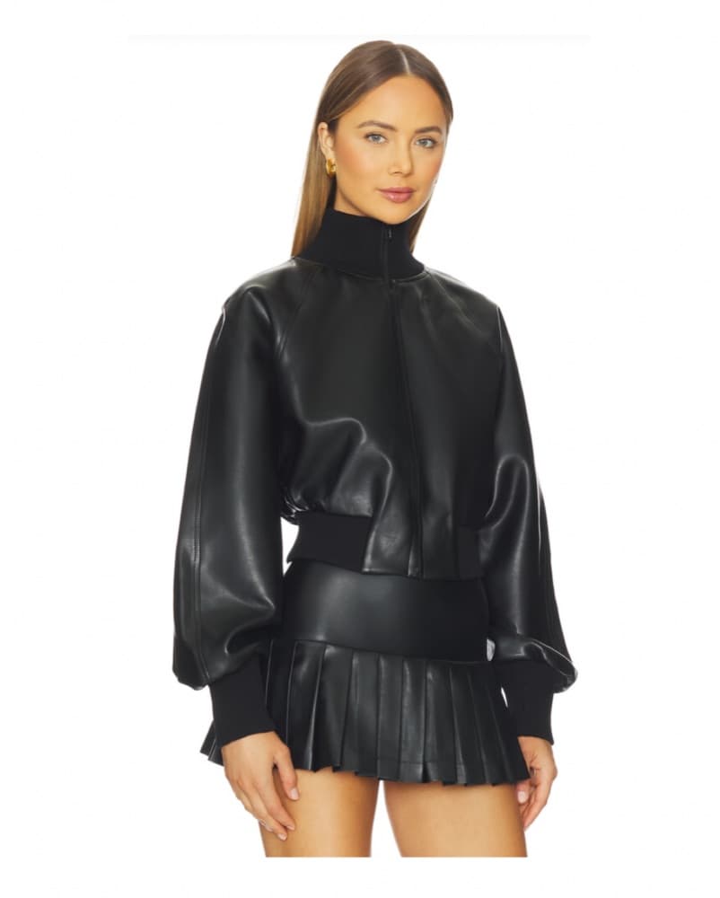 Norma Kamali Cropped Bomber Jacket - XS - Image 4
