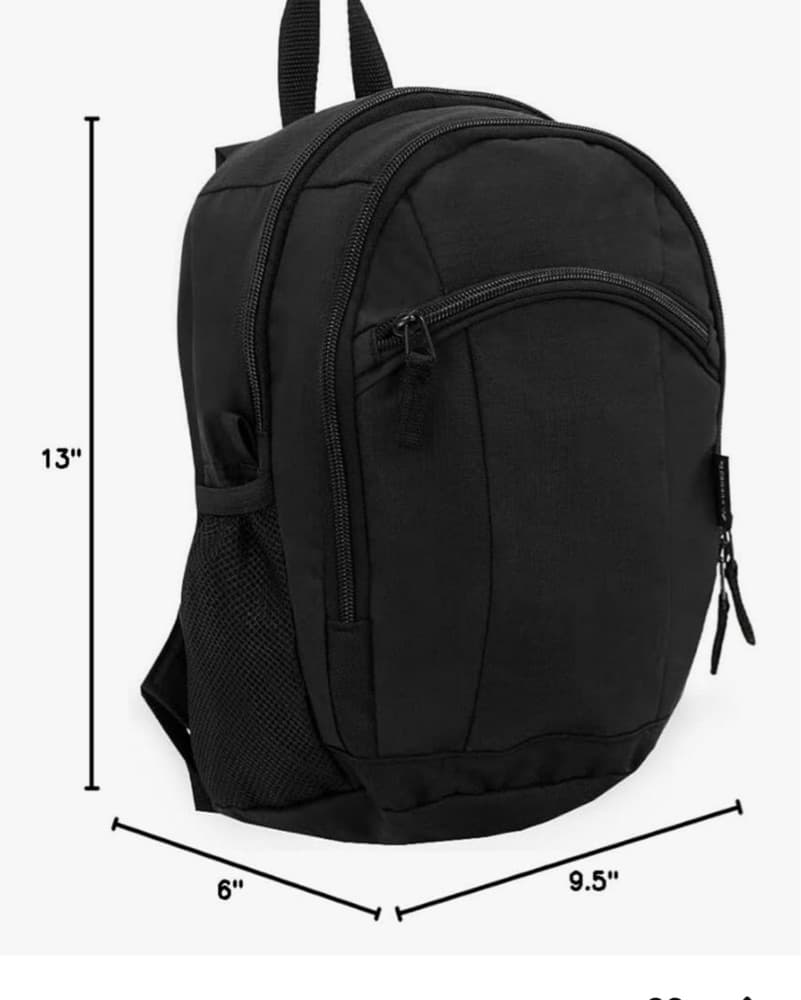 Black mini backpack - Image 2