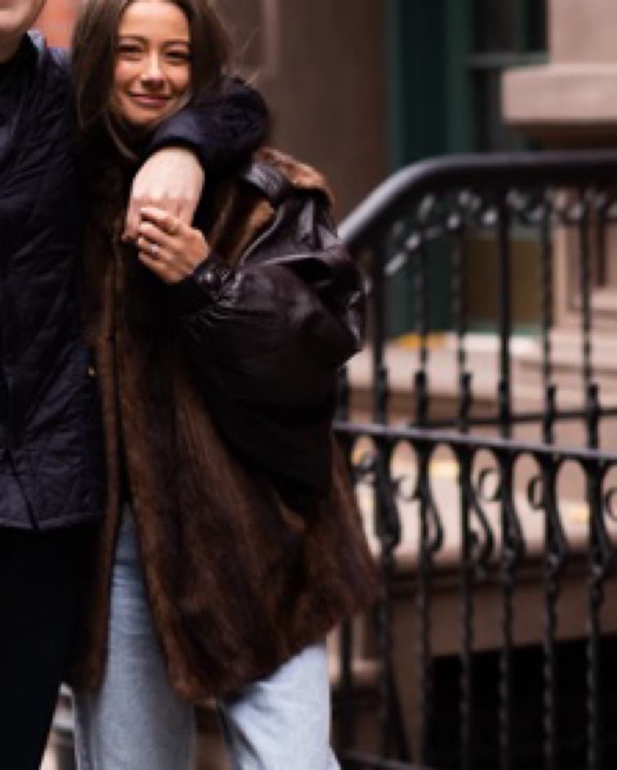 Vintage Fur/leather Jacket - Image 5