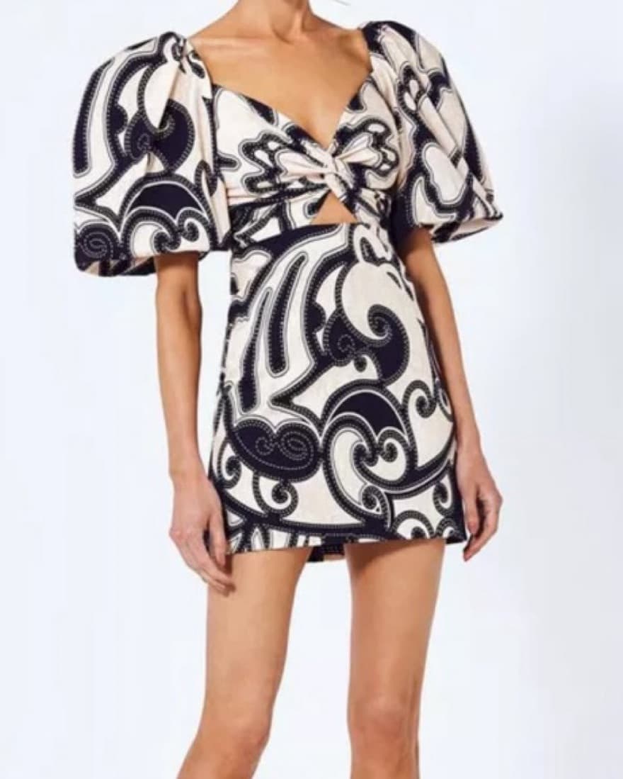 Navy And White Alexis Dress - Image 1