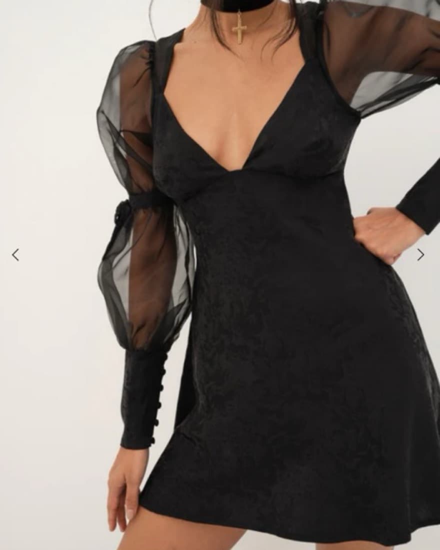 For Love & Lemons Gabrielle Mini Dress - Image 3