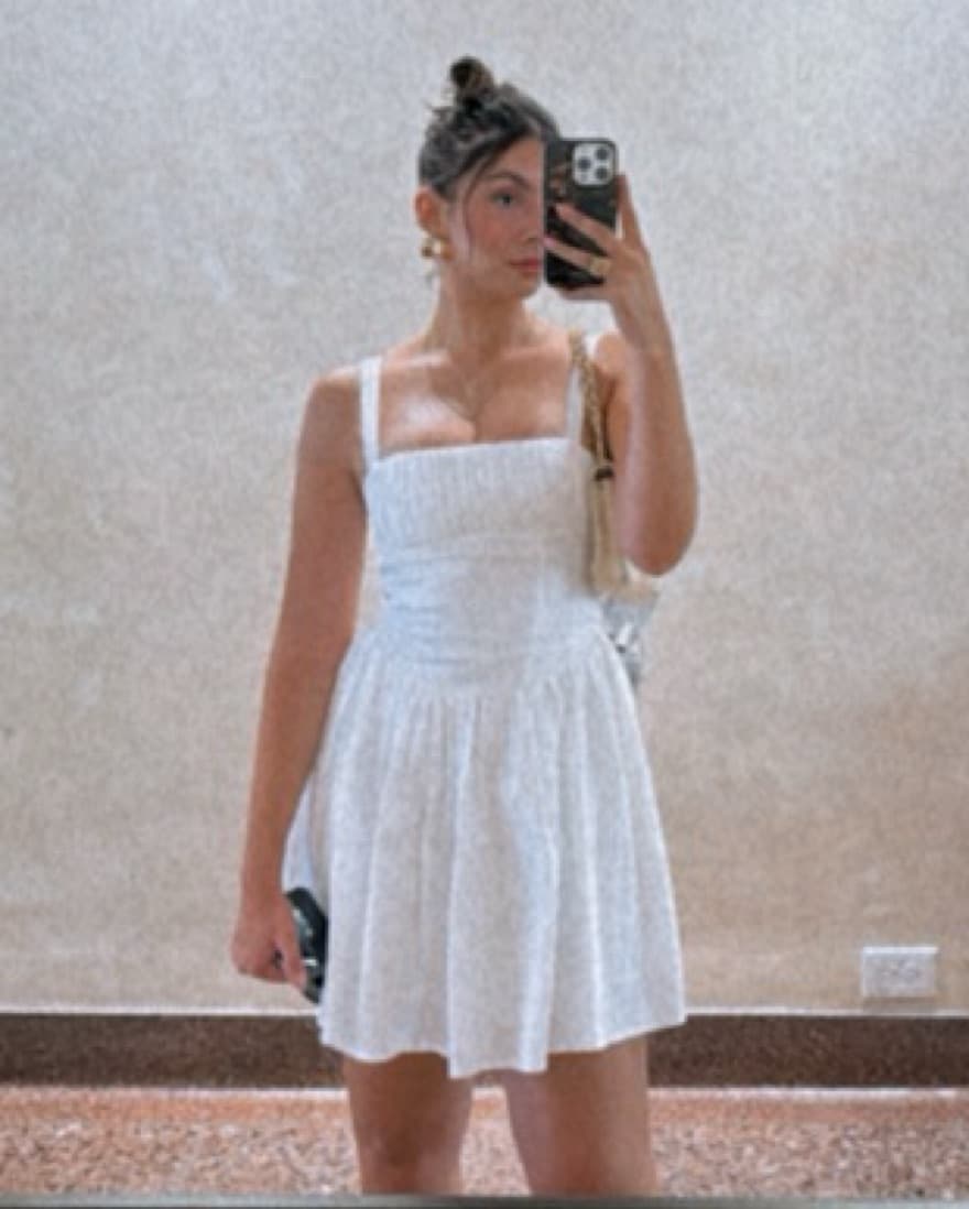 White Mini Dress - Image 1