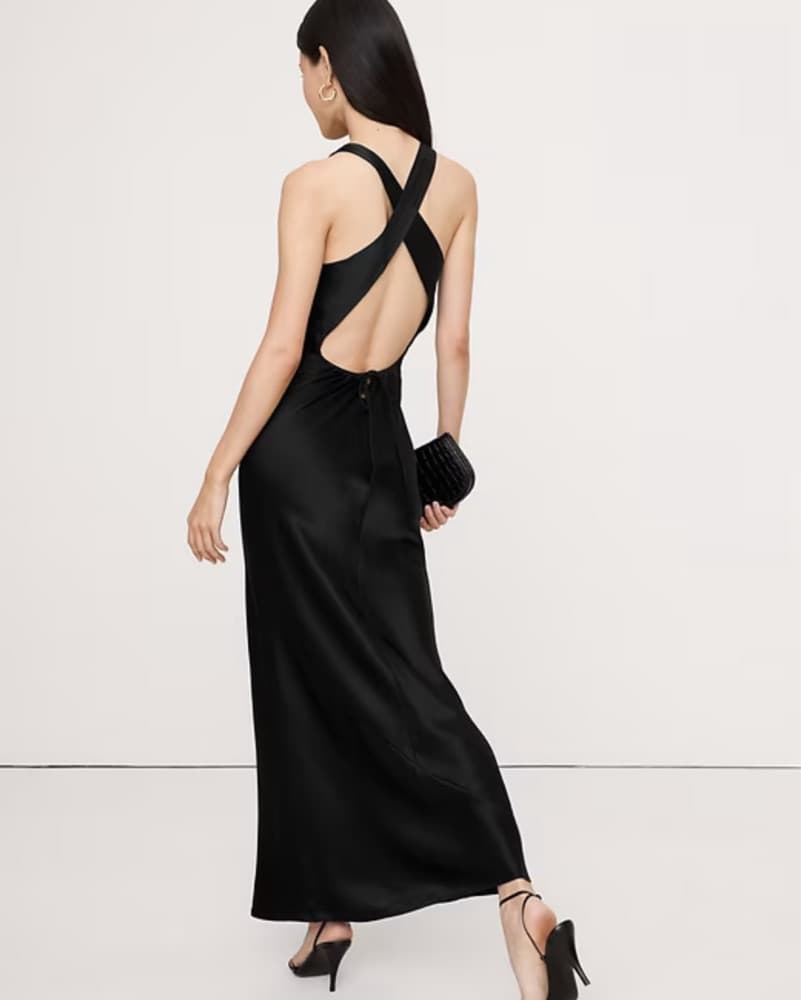 SILK COWL-NECK GOWN - Image 3