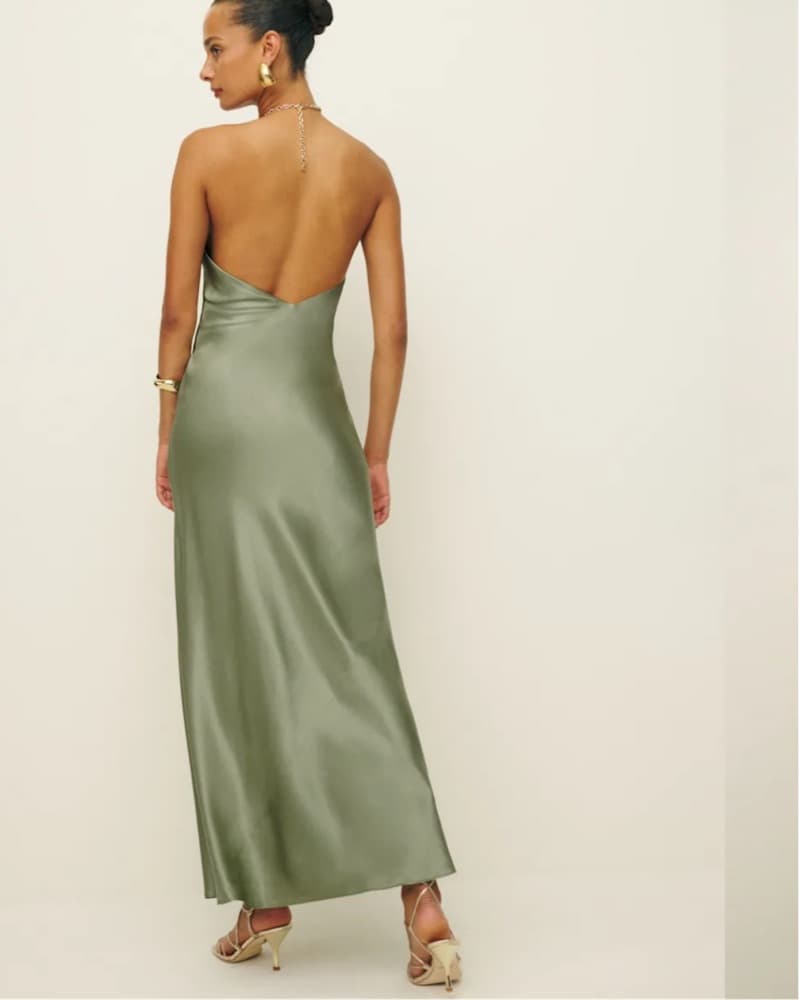 Green Reformation Dress - Image 3
