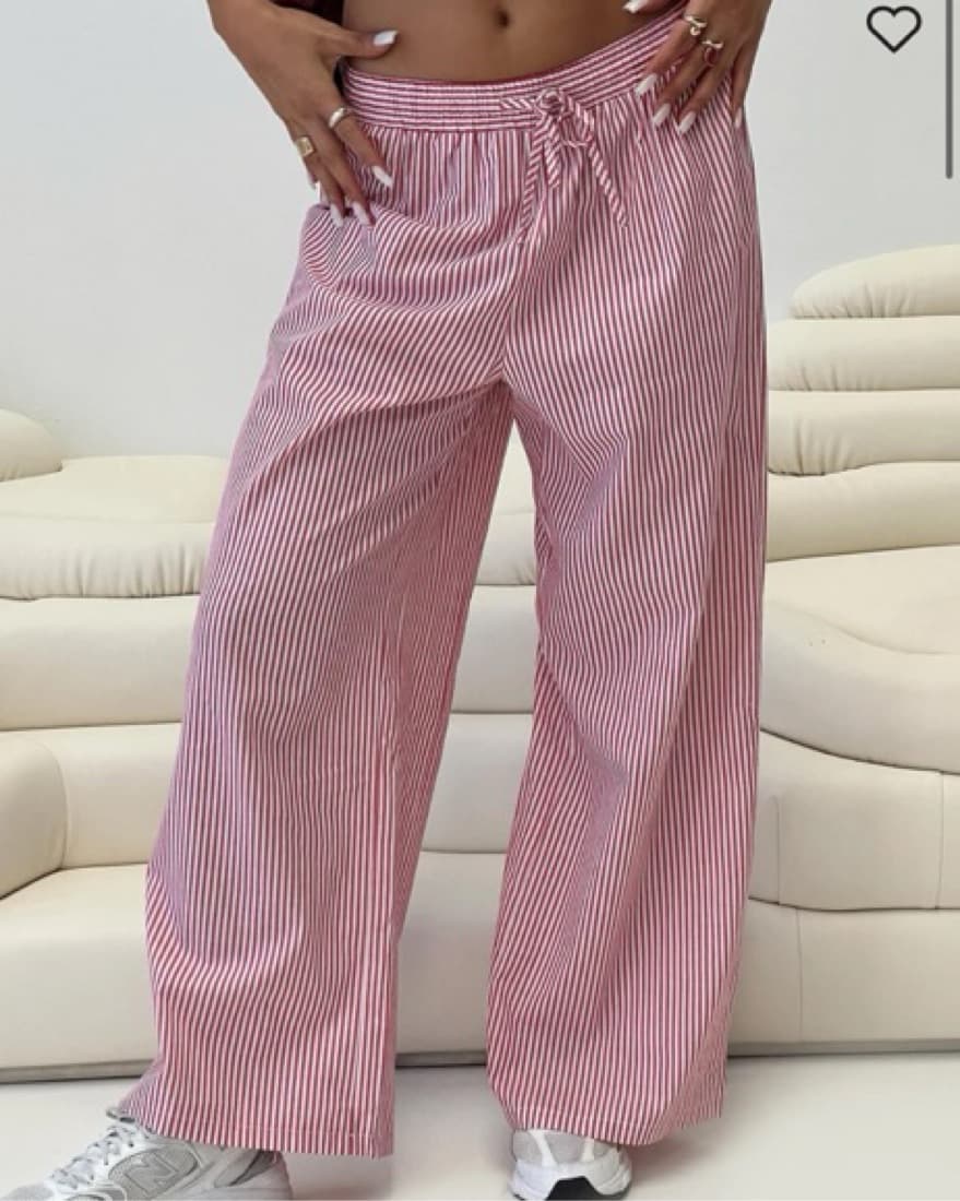 Red And White Striped Pants - Image 5