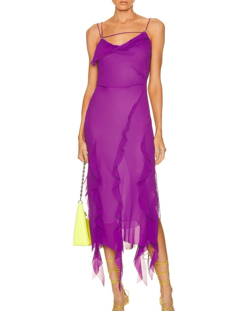 Acne Studios Ruffle Maxi Dress - Image 2