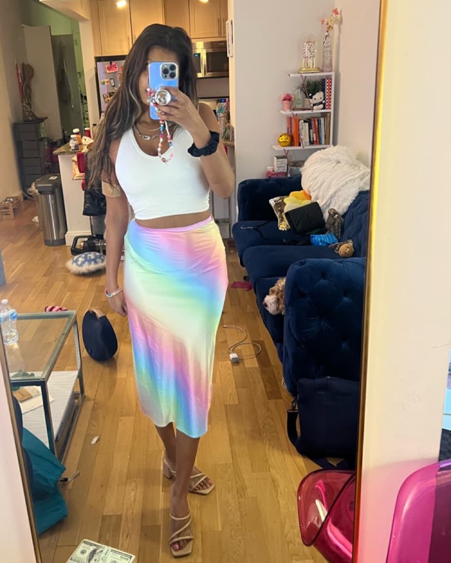 ombre midi skirt - Image 4