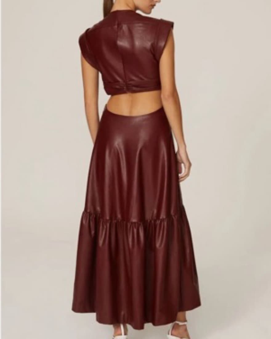 A.L.C Leather Dress - Image 3