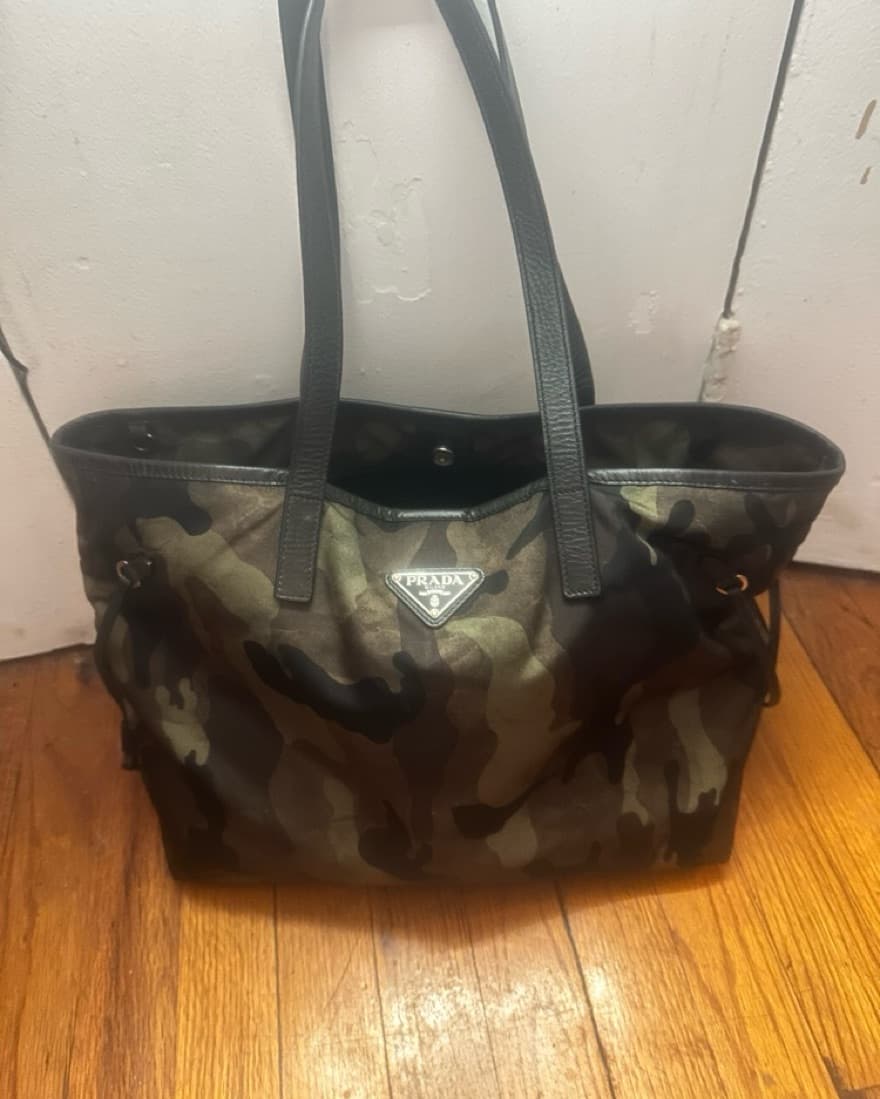 camo Prada tote - Image 1