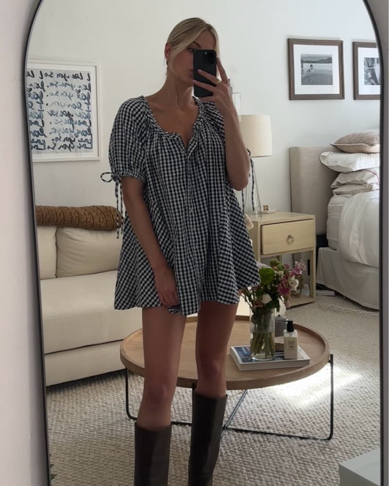 Free People Charming Gingham Dress - Image 2