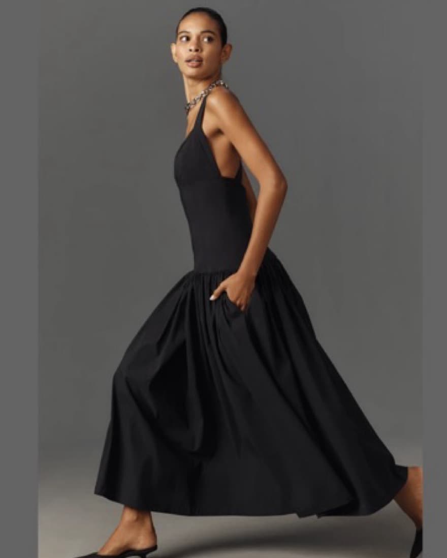 Peplum Drop Waist Mini Dress  - Image 5