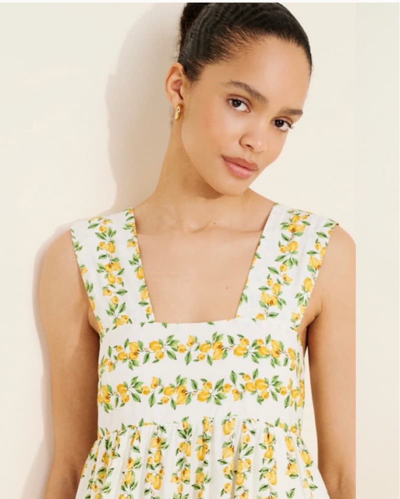 Helena Square-Neck Babydoll Dress - Image 3