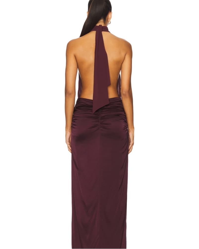 Dark Plum Dress From Revolve - Image 3