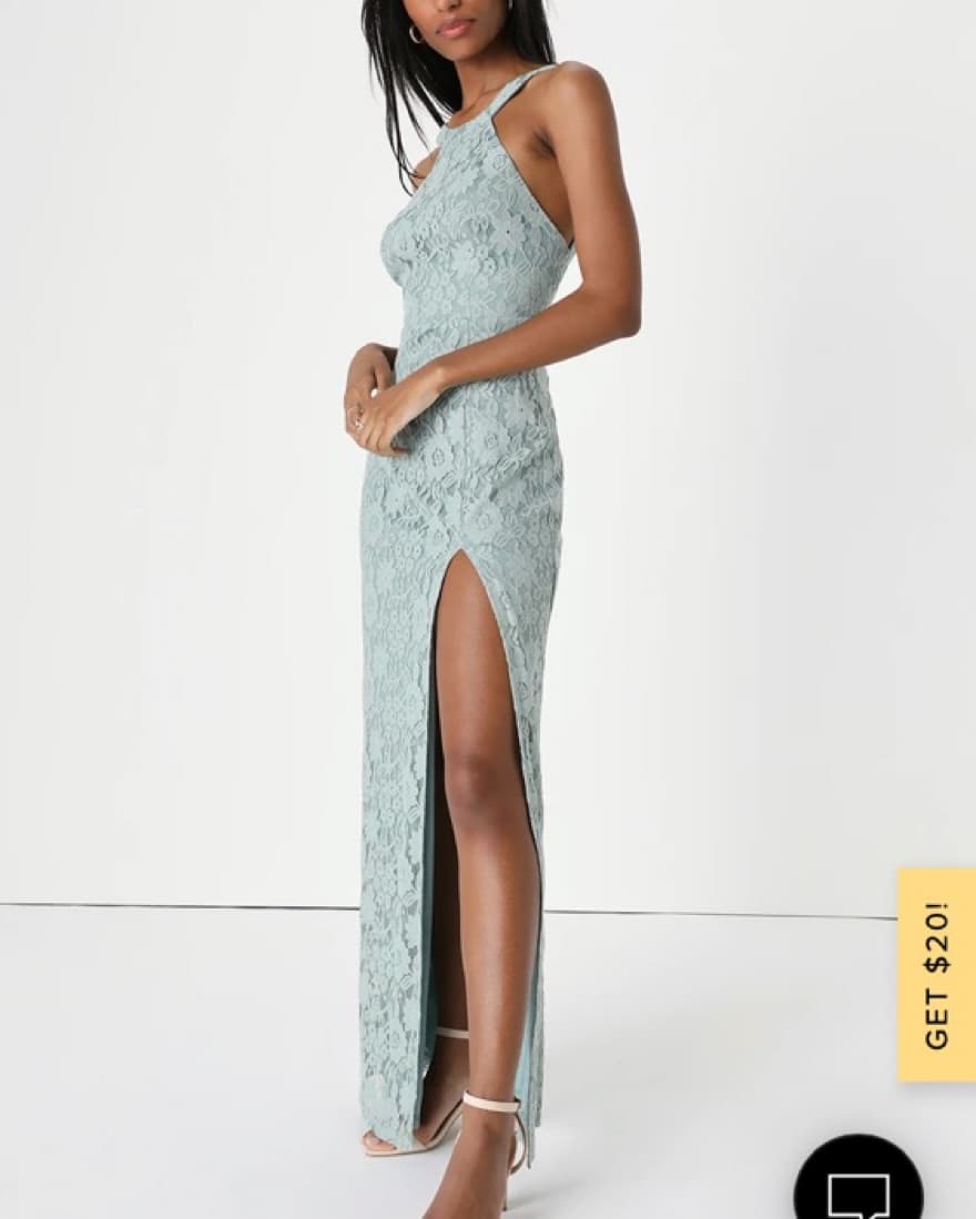 Lulu’s Halter Neck Maxi Dres - Image 3