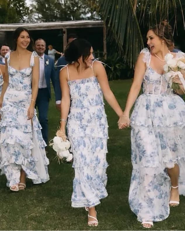 V. Chapman Lily Dress in Provencal Blue  - Image 1