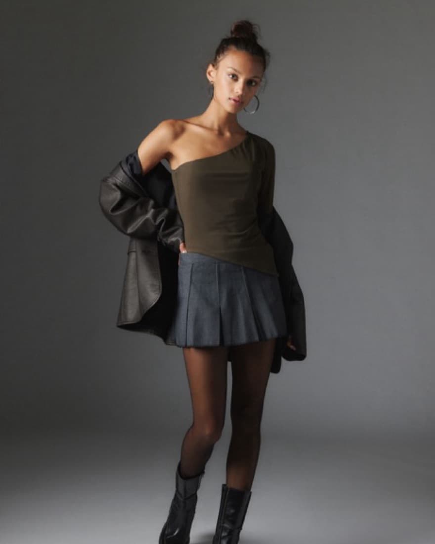 Green One Shoulder Top - Image 3
