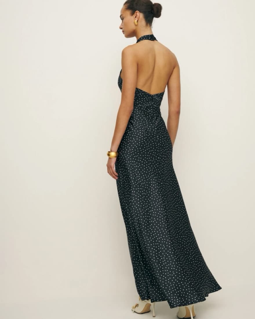 Reformation Daniela Silk Dress - Image 4