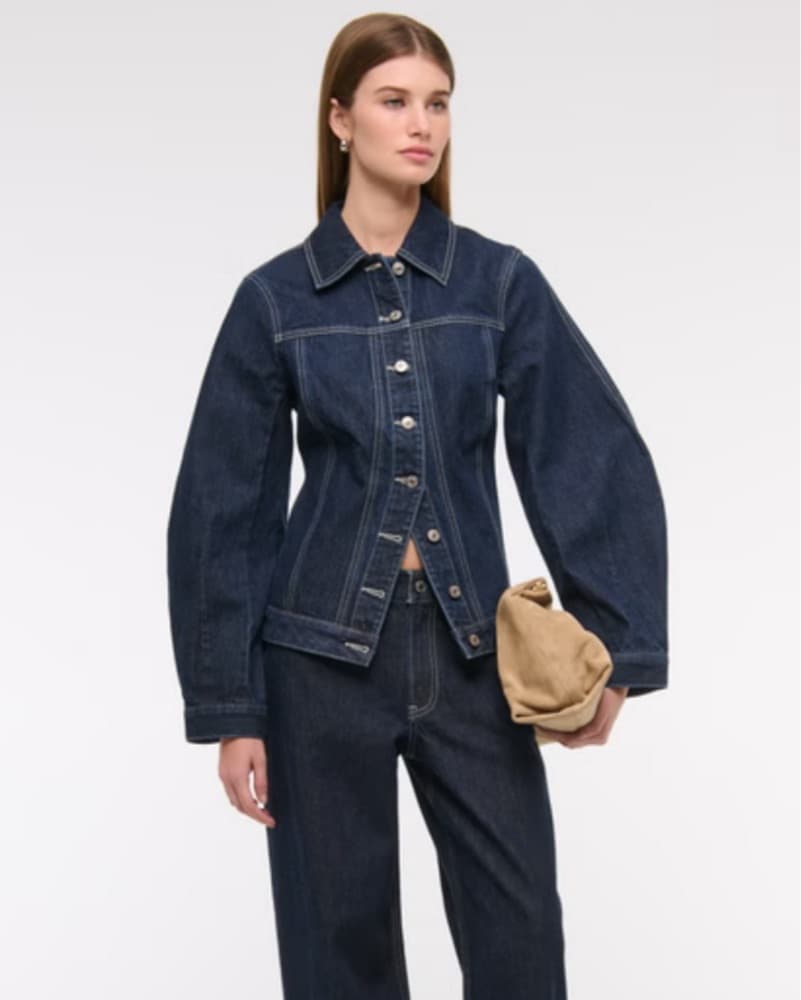 Abercrombie Slim Barrel Denim Jacket - Image 1