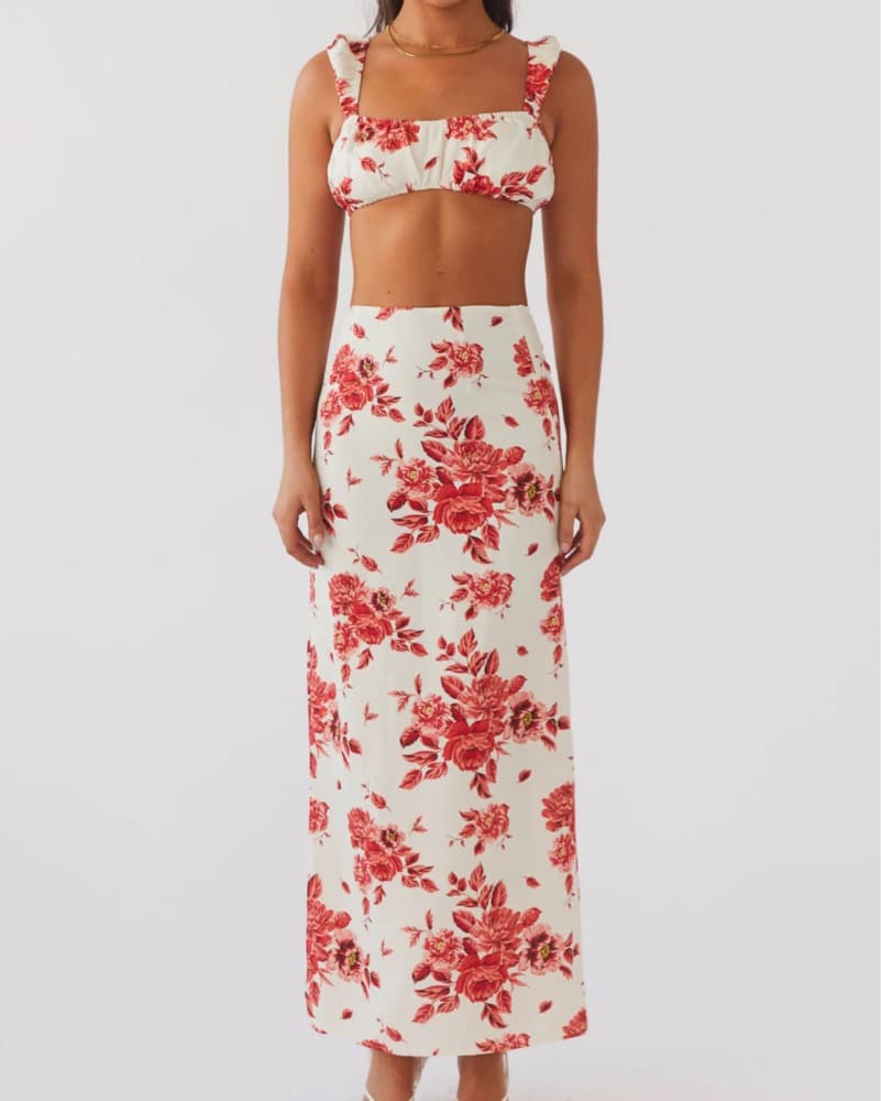 Maxi skirt floral set  - Image 1