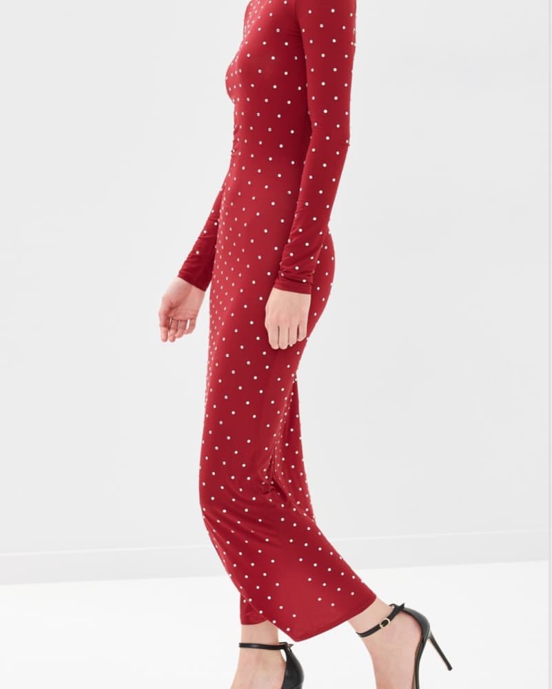 Rabanne Crystal Embellished Long Dress - Image 3