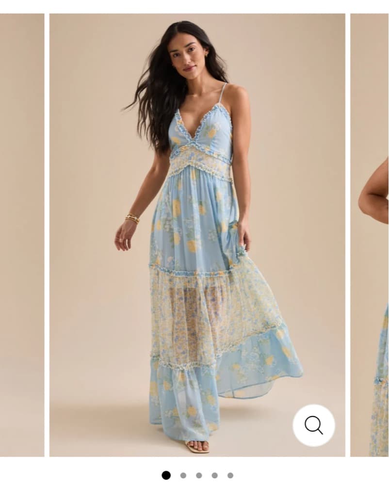 Blue and Yellow Altrd State sundress  - Image 1