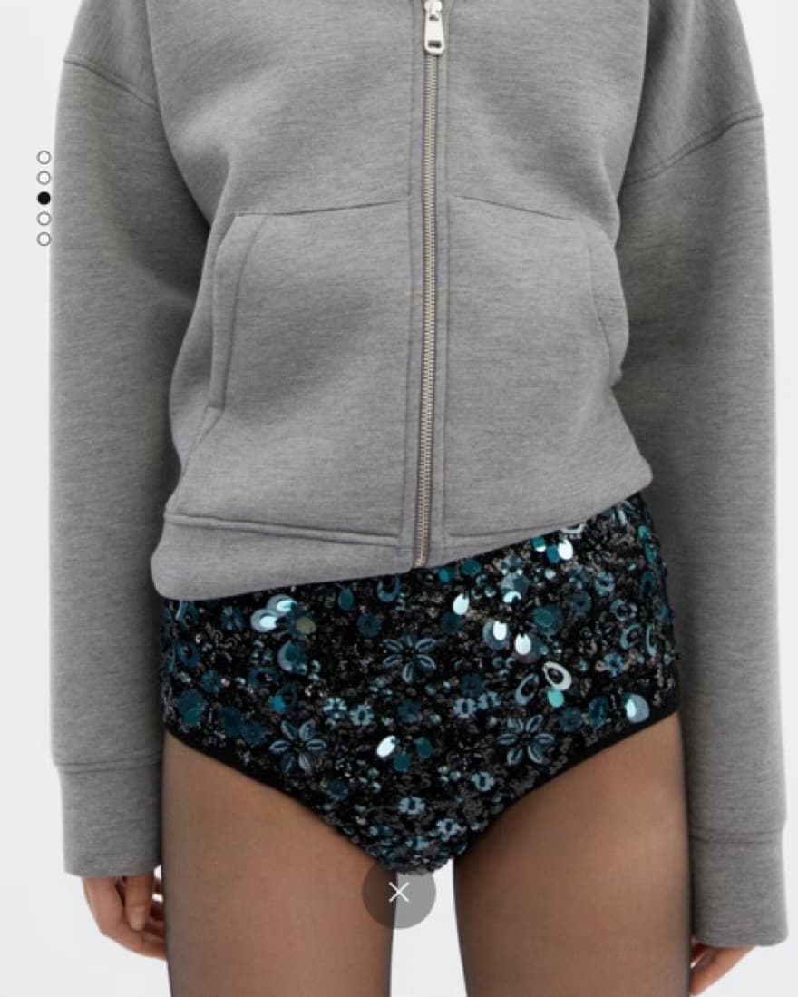 Mango Beaded Hot Shorts  - Image 4
