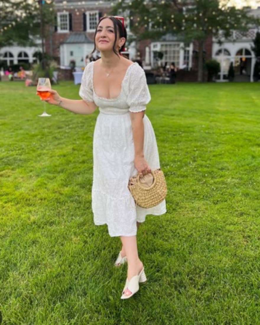 Hill House White Eyelet Louisa Nap Dress - Image 4