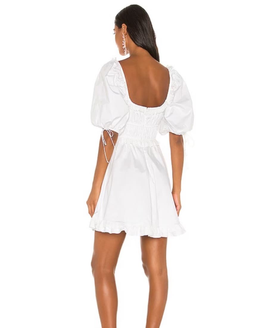 For Love & Lemons White Dress - Image 3