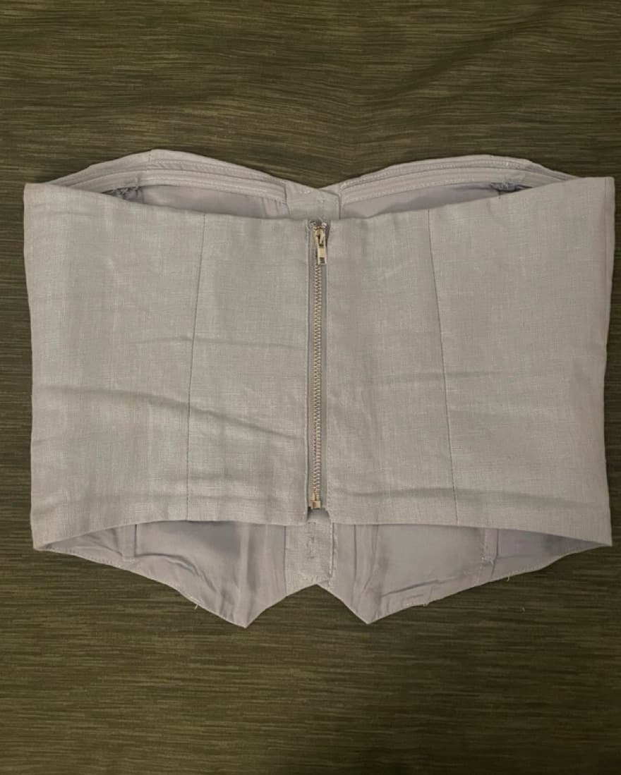 Tube Top With Silver Buttons  - Image 5