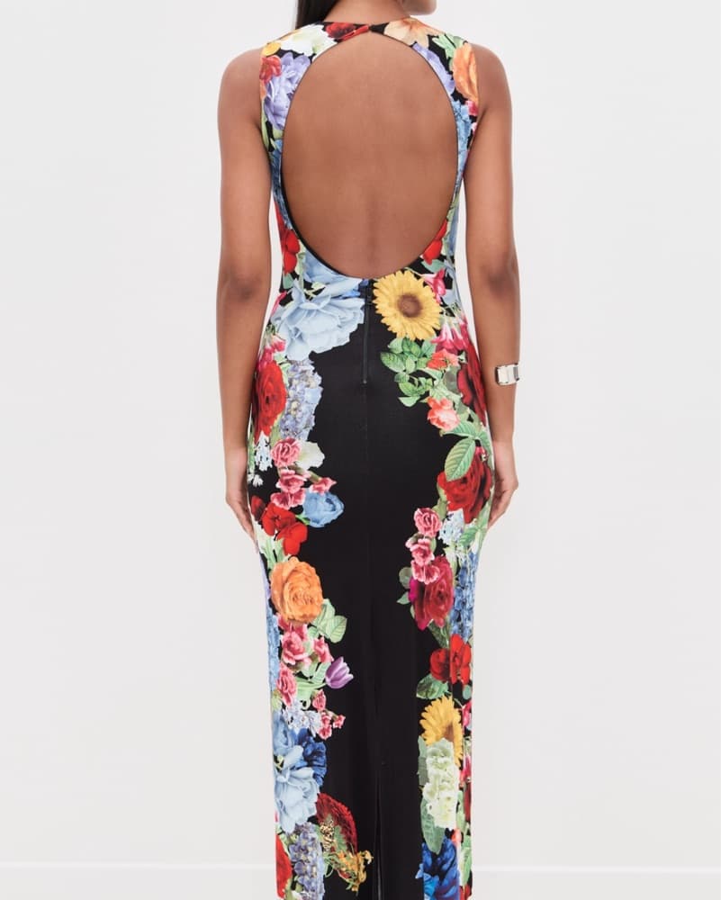 A+O Floral Maxi Dress - Image 2