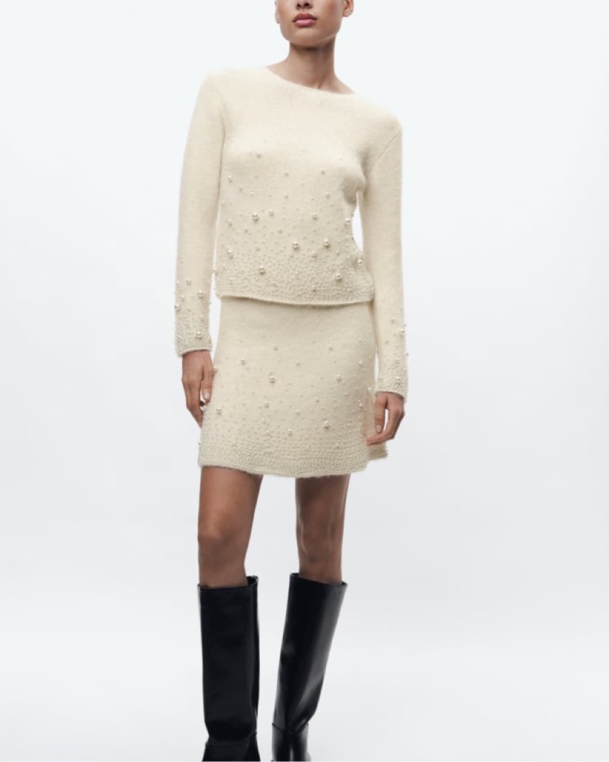 Zara Pearl Sweater - Image 2