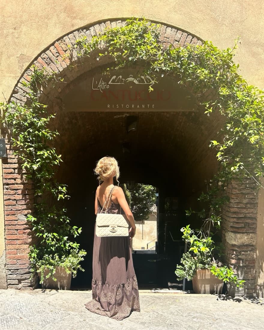Brown Vintage Italian Sundress - Image 2