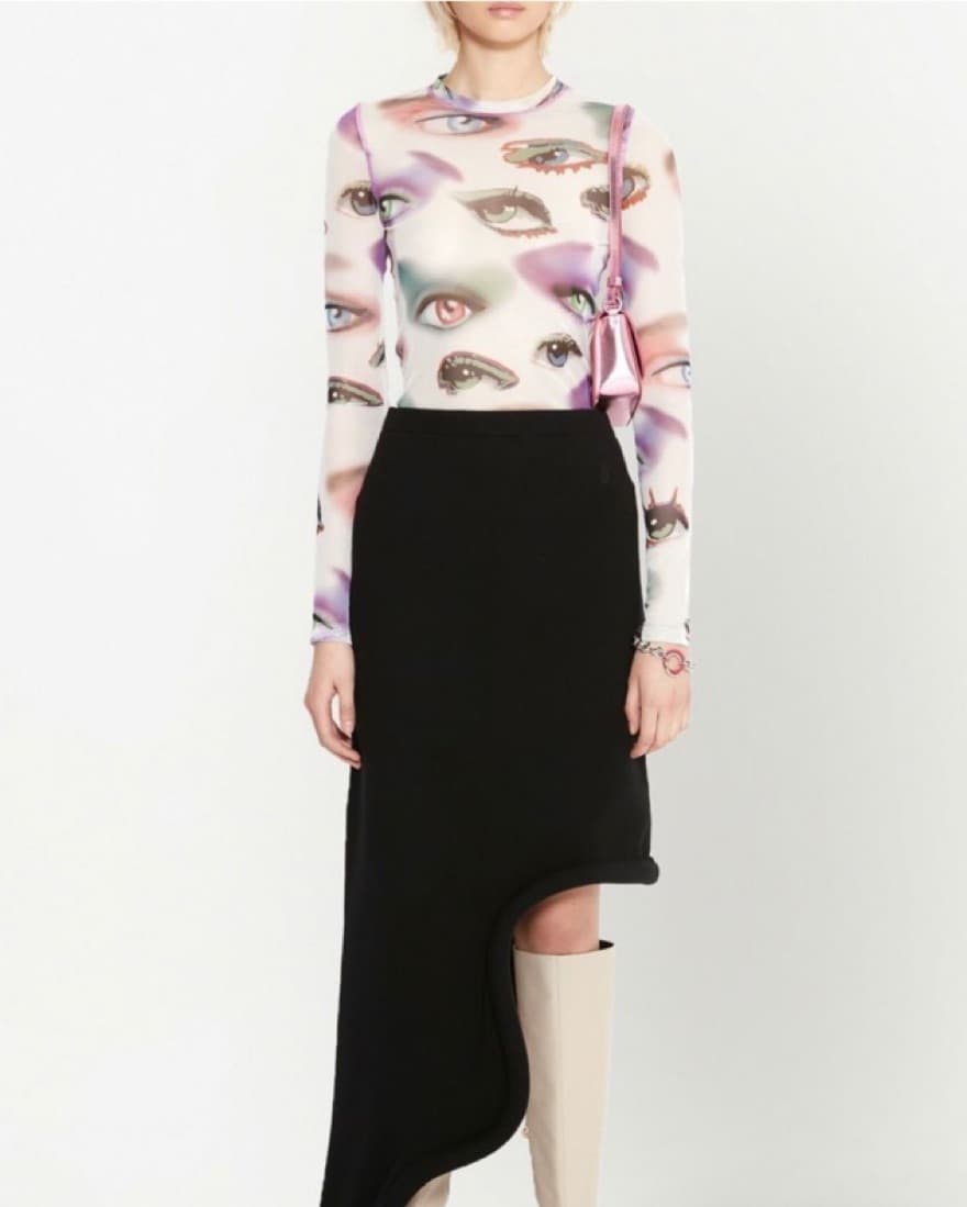 Jw Anderson Sheer Eyeball Top - Image 2