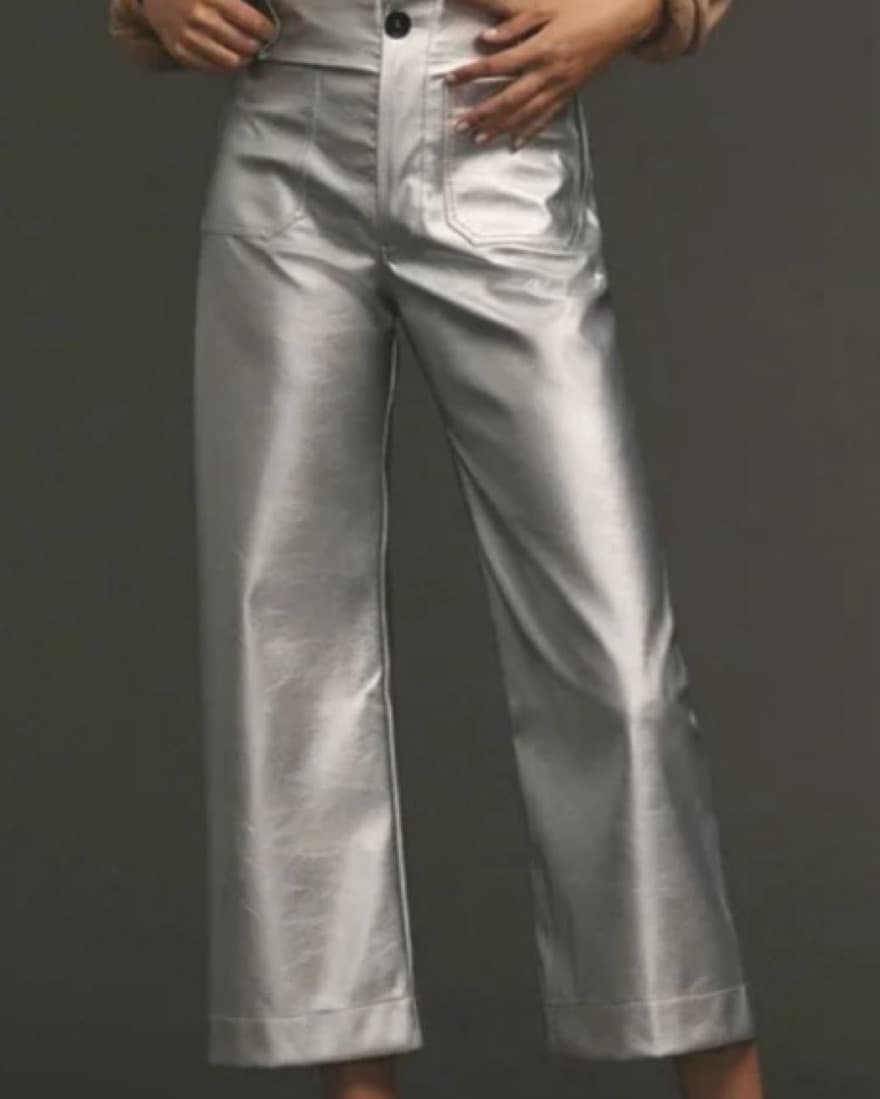 Anthro Silver Pants - Image 1